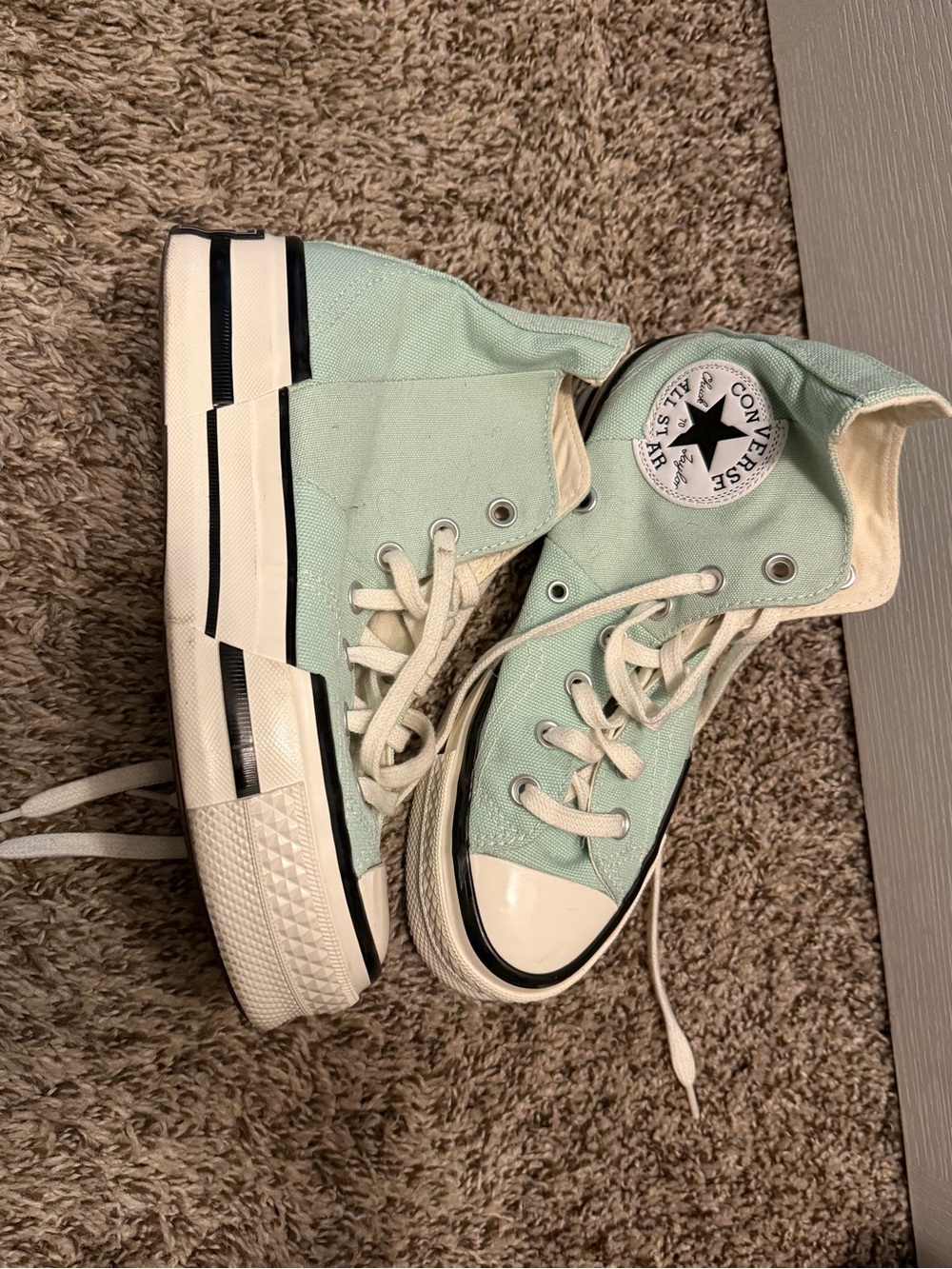Converse Chuck Taylor All Star Platform High Top Mint Green - Picture 3 of 5
